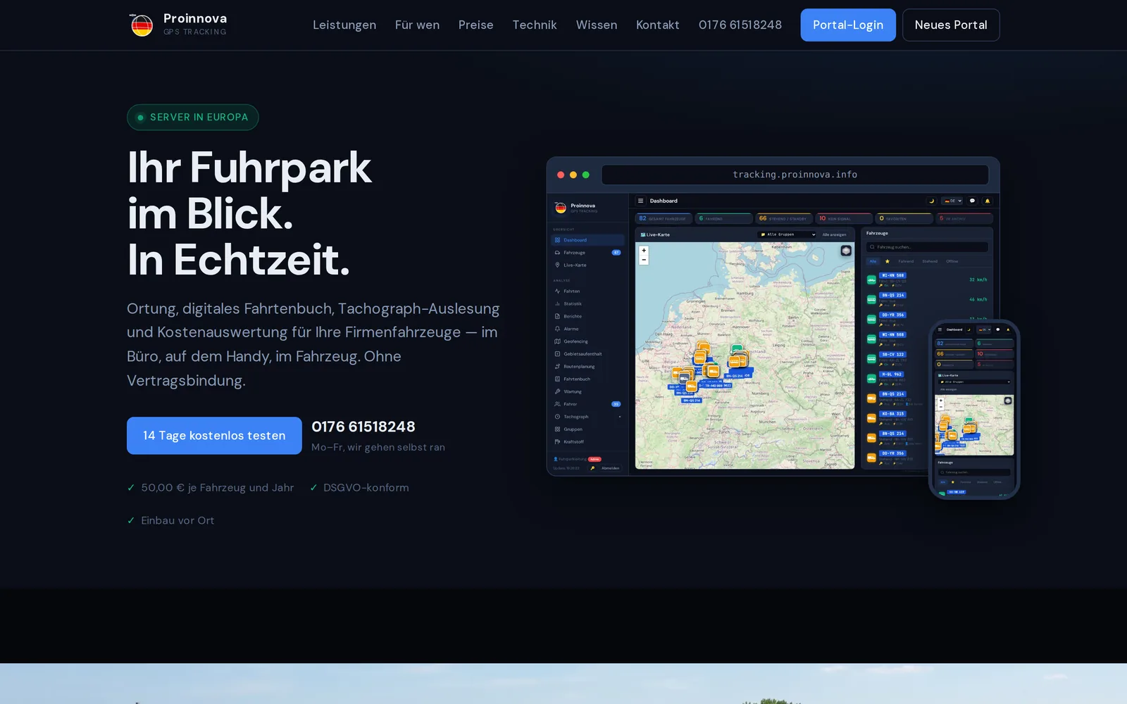 Proinnova GPS – Screenshot